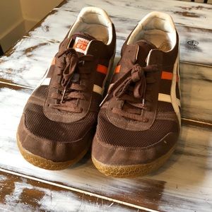Asics Onitsuka Serrano size 13 brown and orange
